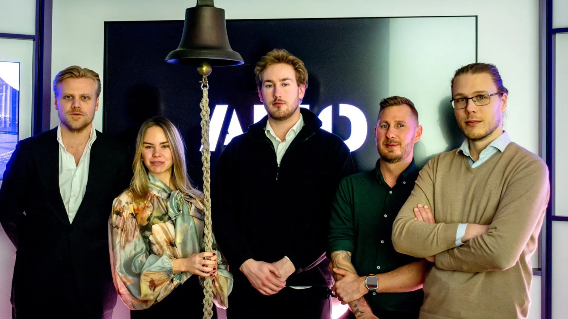 AMO Trades team vid event i Stockholm, Februari 2025